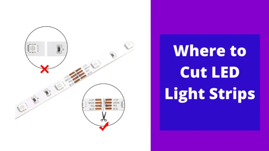 Where to Cut LED Light Strips