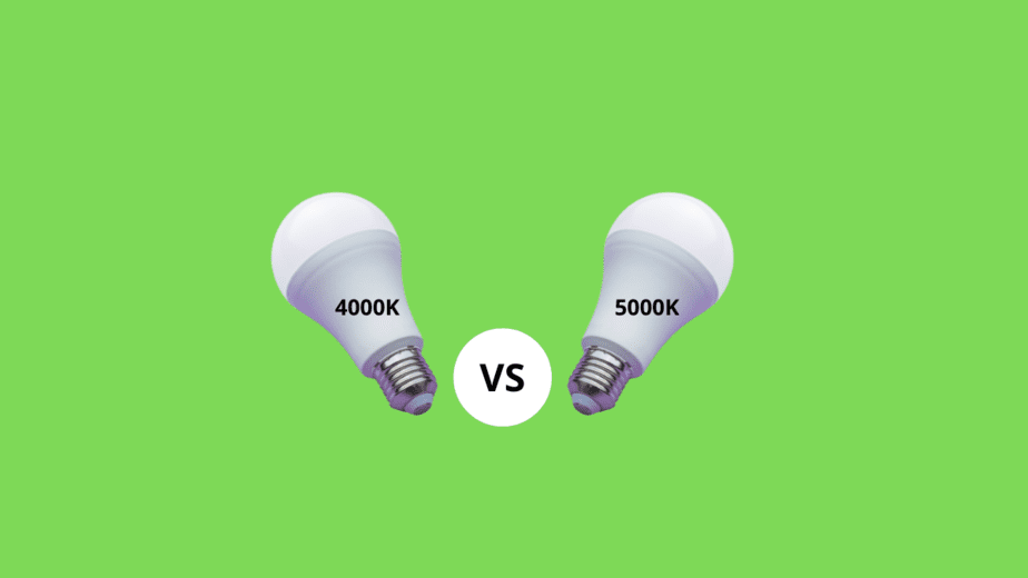4000K vs 5000K LED Light Color Temperature