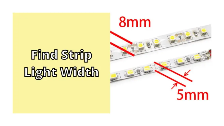 Measuring LED Strip Width